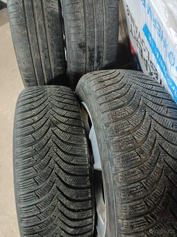 4ks alu disky Škoda 5x112 r16 pneu 5mm - 2