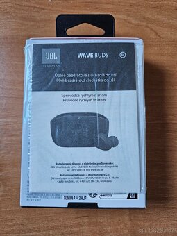 JBL wave buds sluchátka bílá - 2