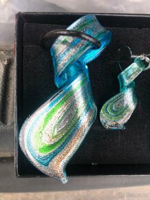 Sada šperky: přívěšek na krk + náušnice - 2