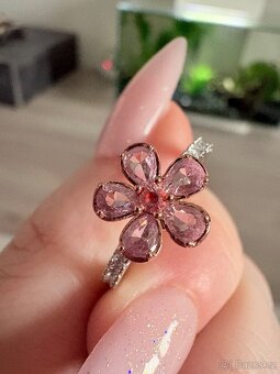 Vel. 7 nový dámský prsten květina - 2