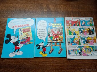 Mickey Mouse 1990 3časopisy 200 kč - 2