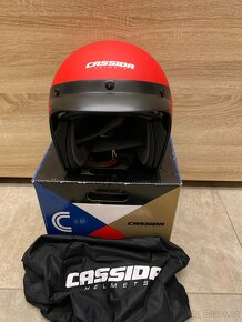 Otevřená helma na motorku Cassida Oxygen Jawa, vel. XXL - 2
