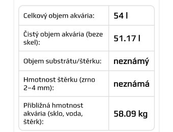 Akvárium 54l - 2
