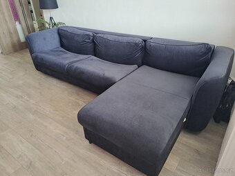 Velký rohový gauč, rozkládací s úložným prostorem - 2