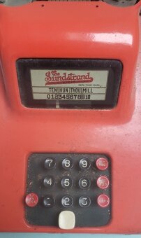Starožitný automat - Sundstrand pokladna - 2