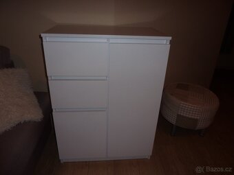 Komoda bílá 70 cm - 2