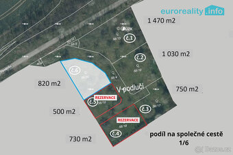 Prodej, stavební pozemek, 820 m2, Plzeň - Božkov - 2