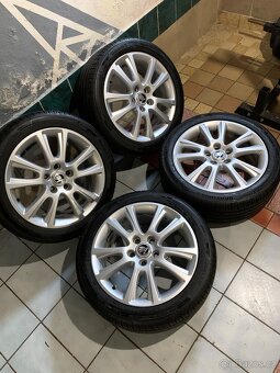 Alu kola Škoda R17 5X112 ZÁNOVNÍ LETNÍ PNEU 225/45 R17 ZENIT - 2