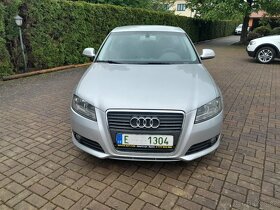 Audi A3 2.0TDI 103kw 2009 253Tkm serviska Alu 17" top sta - 2