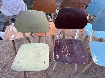 Designové RETRO židle BRUSEL - cena 300,- za kus - 2