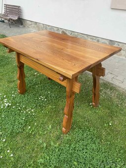 Jídelní masivní RETRO stůl - 2