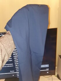 Oblekové kalhoty modré M&S Skinny - 2