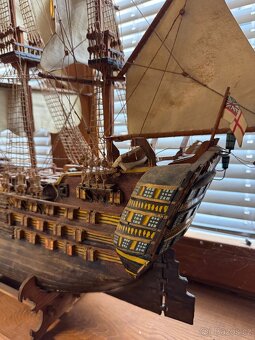 Dřevěný model lodi - 2