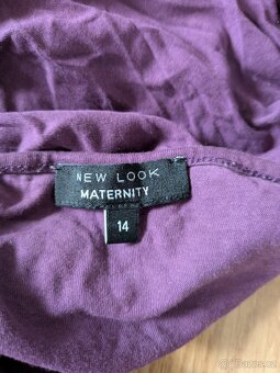 Těhotenské triko a kratší těhotenské šaty - 2