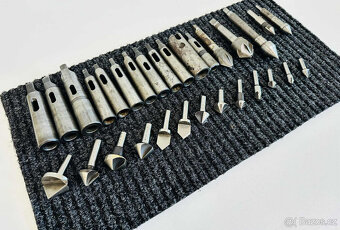 Soustružnické příslušenství (redukce,vrtáky,záhlubníky) - 2