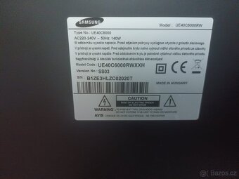 Samsung televize, model UE40C6000 - 2