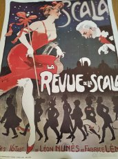 La Revue de la Scala Plakát plagát - 2