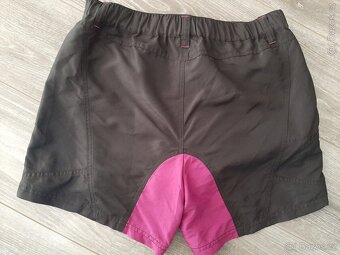 Dámské kraťasy s vložkou černo-růžové vel.L-NOVÉ - 2