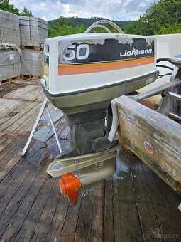 Lodni motor 50hp Johnson , krátká, dálkové.rizeni - 2