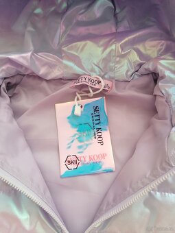 Krásná dívčí metalická vesta - nová - 2