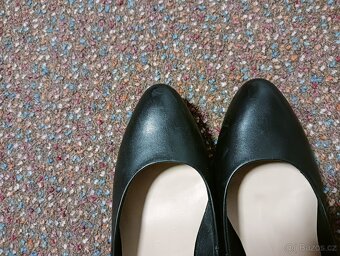 Top stav nové - celokožené lodičky -5th Avenue - 2