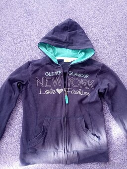 Dívčí mikina, vel. 146/152 - 2