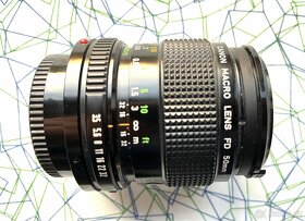 Canon FD 50/3,5N Macro objektiv - luxusní stav - 2
