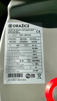Bojler 120L kombinovaný Dražice - 2