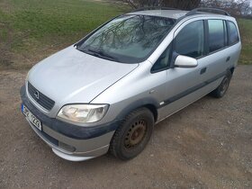 Opel Zafira A nová STK 7 míst 1,8 benzín/LPG=1,5Kč/km 2002 - 2
