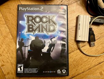 RockBand Ps2 - hra, kytara, mikrofon - 2