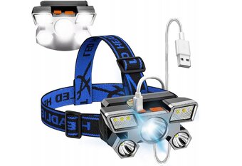 ČELOVKA LED 9x Nabíjecí, vodotěsná - 2
