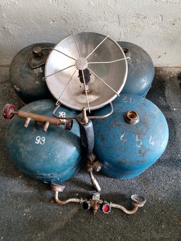 Plyn bomby 4ks, 2kg, topení, pistole - 2