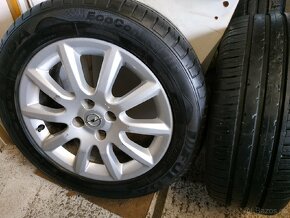 ALU kola Opel Astra Corsa 4x100 r16 Originál, pneu 205/55 - 2