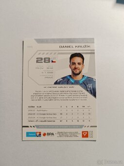 Hokejová kartička ELH Tipsport Daniel Kružík - 2