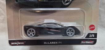 autíčko Hot Wheels, Mattel, McLaren F1, černé - 2