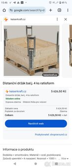 Distanční nástavec na paletu ( rám, ohrádku) - 2