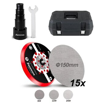 Nová Excentrická bruska 49B FANZWORK s talířem 150 mm - 2