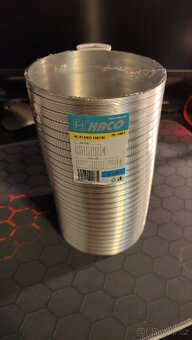 Aluminiová rouza průměr 125 mm, delka 1m - 2