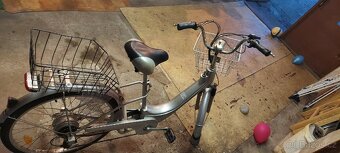 Elektrokolo CityBike 26" 250w 36V 10Ah Lithium - stříbrné - 2