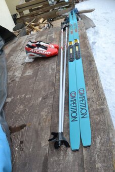 běžky se šupinami 200cm vazko SNS boty Adidas EU 42 hole 170 - 2
