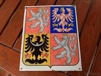 Smaltovaný znak - 2