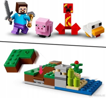 LEGO Minecraft 21177 – Útok Creepera (The Creeper Ambush) - 2