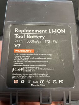 Náhradní baterie Dyson - 2