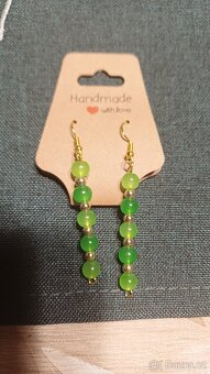 Ručně vyrobené skleněné náušnice - 2