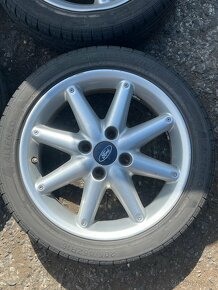 16" ALU kola FORD BORBET 4x108 obuté na 205/45 R16 letní - 2