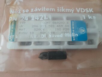 Nože šikmé se závitem a výměnou destičkou VDSK - 2