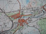 Vojenská profesionální tajná mapa ČSLA Nýřany 1:25 Prachárna - 2