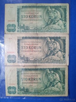 Prodám stokoruny rok 1961 - 2