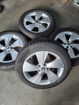 AL.kola 7Jx17H2 ET40 na zimní pneu.215/55R17vxl - 2