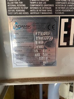 Čtyřpytlové odsávání Adamik FT 504 SF - 2